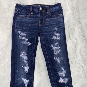 American eagle ripped jeans